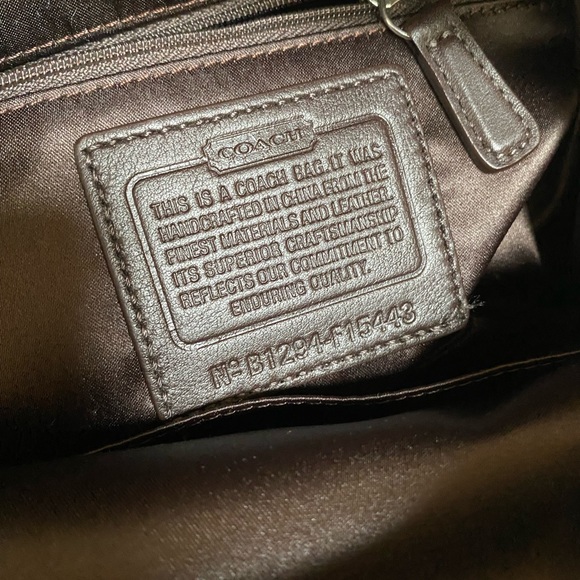 NWT Coach Ashley Signature Satin Satchel F15443 - Picture 10 of 14